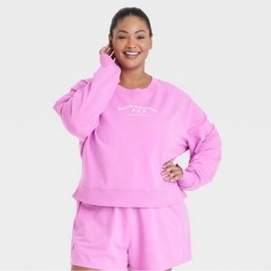 All In Motion Women's Tops All In Motion French Terry Crewneck Sweatshirt Large